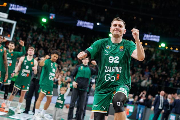 Eurolygos rungtynese Kaune susitiko Kauno Žalgiris ir Miuncheno Bayern . 2026-03-24, Kaunas Kaunas Lietuva Copyright: xErikasxOvcarenkox