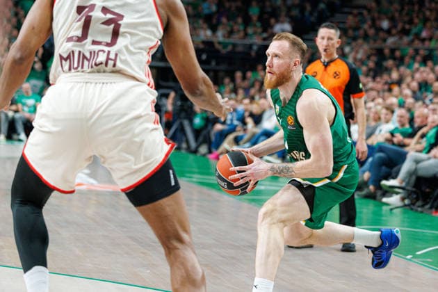 Eurolygos rungtynese Kaune susitiko Kauno Žalgiris ir Miuncheno Bayern . 2026-03-24, Kaunas Kaunas Lietuva Copyright: xErikasxOvcarenkox