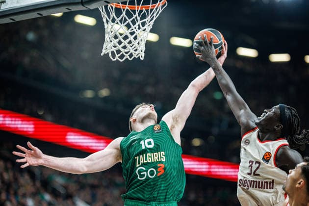 Eurolygos rungtynese Kaune susitiko Kauno Žalgiris ir Miuncheno Bayern . 2026-03-24, Kaunas Kaunas Lietuva Copyright: xErikasxOvcarenkox