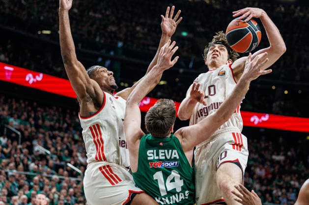 Eurolygos rungtynese Kaune susitiko Kauno Žalgiris ir Miuncheno Bayern . 2026-03-24, Kaunas Kaunas Lietuva Copyright: xErikasxOvcarenkox