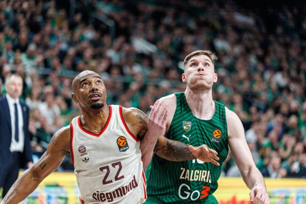 Eurolygos rungtynese Kaune susitiko Kauno Žalgiris ir Miuncheno Bayern . 2026-03-24, Kaunas Kaunas Lietuva Copyright: xErikasxOvcarenkox
