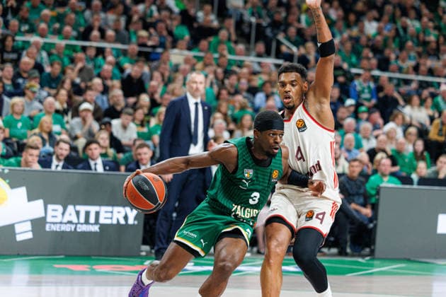 Eurolygos rungtynese Kaune susitiko Kauno Žalgiris ir Miuncheno Bayern . 2026-03-24, Kaunas Kaunas Lietuva Copyright: xErikasxOvcarenkox
