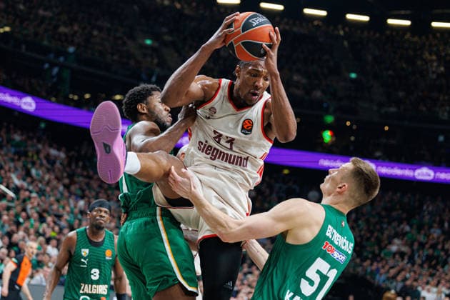 Eurolygos rungtynese Kaune susitiko Kauno Žalgiris ir Miuncheno Bayern . 2026-03-24, Kaunas Kaunas Lietuva Copyright: xErikasxOvcarenkox