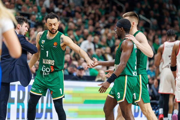 Eurolygos rungtynese Kaune susitiko Kauno Žalgiris ir Miuncheno Bayern . 2026-03-24, Kaunas Kaunas Lietuva Copyright: xErikasxOvcarenkox