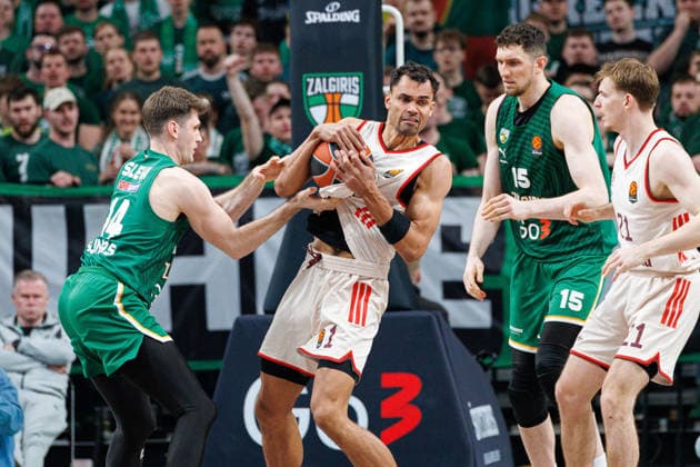 Eurolygos rungtynese Kaune susitiko Kauno Žalgiris ir Miuncheno Bayern . 2026-03-24, Kaunas Kaunas Lietuva Copyright: xErikasxOvcarenkox