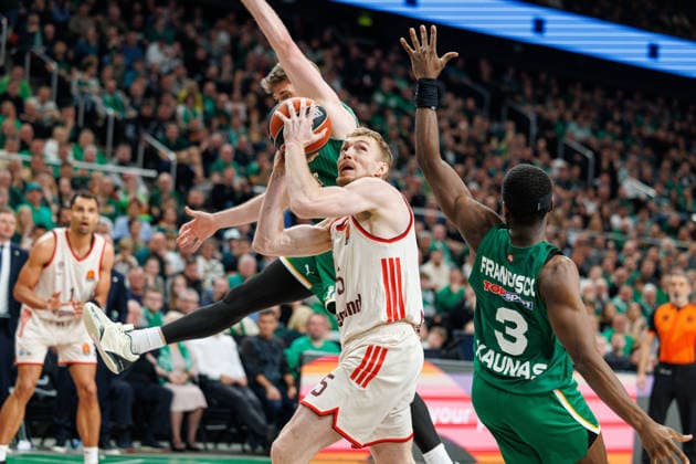 Eurolygos rungtynese Kaune susitiko Kauno Žalgiris ir Miuncheno Bayern . 2026-03-24, Kaunas Kaunas Lietuva Copyright: xErikasxOvcarenkox