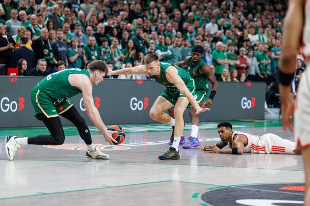 Eurolygos rungtynese Kaune susitiko Kauno Žalgiris ir Miuncheno Bayern . 2026-03-24, Kaunas Kaunas Lietuva Copyright: xErikasxOvcarenkox