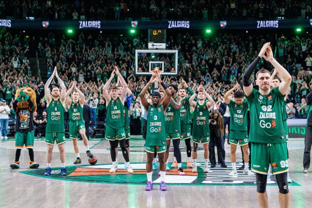 Eurolygos rungtynese Kaune susitiko Kauno Žalgiris ir Miuncheno Bayern . 2026-03-24, Kaunas Kaunas Lietuva Copyright: xErikasxOvcarenkox