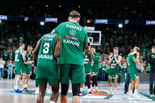 Eurolygos rungtynese Kaune susitiko Kauno Žalgiris ir Miuncheno Bayern . 2026-03-24, Kaunas Kaunas Lietuva Copyright: xErikasxOvcarenkox