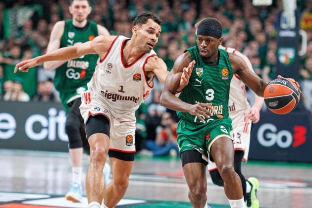 Eurolygos rungtynese Kaune susitiko Kauno Žalgiris ir Miuncheno Bayern . 2026-03-24, Kaunas Kaunas Lietuva Copyright: xErikasxOvcarenkox