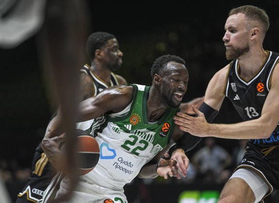 Dubai Basketball v Panathinaikos Aktor Athens - Euroleague SARAJEVO, BOSNIA AND HERZEGOVINA - MARCH 24: Jerian Grant (22) of Panathinaikos AKTOR Athens in action during the EuroLeague match between Dubai Basketball and Panathinaikos Aktor Athens at Zetra Arena on March 24, 2026 in Sarajevo, Bosnia and Herzegovina. Samir Jordamovic Anadolu Sarajevo Bosnia and Herzegovina. Editorial use only. Please get in touch for any other usage.  Copyright: x2026xAnadoluxSamirxJordamovicx