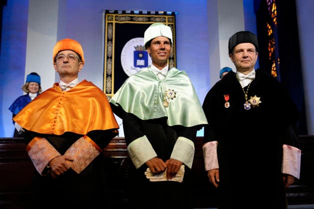 March 24, 2026, Madrid, Madrid, Spain: Rafael Nadal during the investiture of Rafael Nadal as Doctor Honoris Causa by the Technical University of Madrid at the UniversityÃ¢â‚¬â ¢s Rectorate on March 24, 2026, in Madrid, Spain. Madrid Spain - ZUMAa181 20260324_zaa_a181_136 Copyright: xOscarxJ.xBarrosox