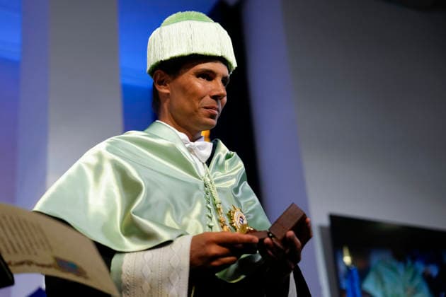 March 24, 2026, Madrid, Madrid, Spain: Rafael Nadal during the investiture of Rafael Nadal as Doctor Honoris Causa by the Technical University of Madrid at the UniversityÃ¢â‚¬â ¢s Rectorate on March 24, 2026, in Madrid, Spain. Madrid Spain - ZUMAa181 20260324_zaa_a181_137 Copyright: xOscarxJ.xBarrosox