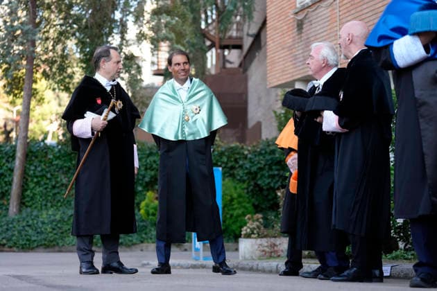 March 24, 2026, Madrid, Madrid, Spain: Rafael Nadal during the investiture of Rafael Nadal as Doctor Honoris Causa by the Technical University of Madrid at the UniversityÃ¢â‚¬â ¢s Rectorate on March 24, 2026, in Madrid, Spain. Madrid Spain - ZUMAa181 20260324_zaa_a181_143 Copyright: xOscarxJ.xBarrosox