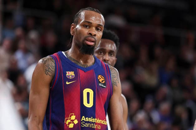 March 24, 2026, Barcelona, Barcelona, Spain: Kevin Punter of FC Barcelona, Barca looks on during the EuroLeague Regular Season Round 33 match played between FC Barcelona and Anadolu Efes Istanbul at Palau Blaugrana on March 24, 2026 in Barcelona, Spain. Barcelona Spain - ZUMAa181 20260324_zaa_a181_165 Copyright: xJavierxBorregox