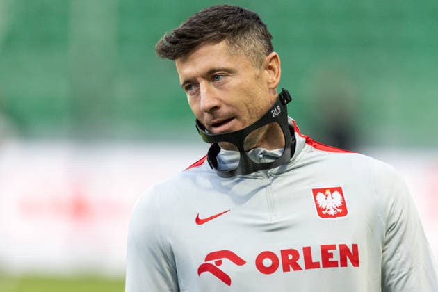 Poland national team, Nationalteam training Robert Lewandowski during a Poland national team training ahead of the FIFA World Cup, WM, Weltmeisterschaft, Fussball 2026 qualifier semi-final match Poland vs Albania in Warsaw, Poland, on March 24, 2026 Warsaw Poland  Copyright: xFotoxOlimpikx originalFilename:jastrzebowski-polandna260324_np1Yf.jpg