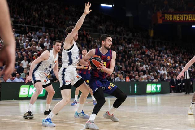 March 24, 2026, Barcelona, Barcelona, Spain: Tomas Satoransky of FC Barcelona, Barca in action during the EuroLeague Regular Season Round 33 match played between FC Barcelona and Anadolu Efes Istanbul at Palau Blaugrana on March 24, 2026 in Barcelona, Spain. Barcelona Spain - ZUMAa181 20260324_zaa_a181_207 Copyright: xJavierxBorregox