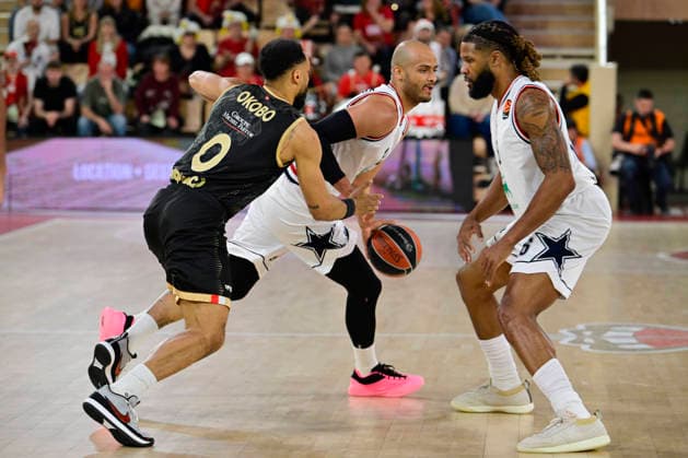 BASKET-BALL : AS Monaco VS Olimpia Milan - Turkish Airlines EuroLeague - 24 03 2026 Shavon Shields (Milano) - Turkish Airlines EuroLeague match between AS Monaco and Olimpia Milan on March 24, 2026 at the Gaston-MÃ decin sports hall in Monaco MonacoMonaco  Copyright: xWilliamxCannarellax