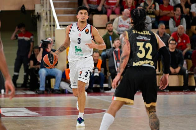 BASKET-BALL : AS Monaco VS Olimpia Milan - Turkish Airlines EuroLeague - 24 03 2026 Quinn Ellis (Milano) - Turkish Airlines EuroLeague match between AS Monaco and Olimpia Milan on March 24, 2026 at the Gaston-MÃ decin sports hall in Monaco MonacoMonaco  Copyright: xWilliamxCannarellax