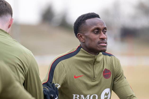 Fußball, Nationalteam Kanada, Training March 24, 2026, Toronto, Ontario, CANADA: CanadaöÄÃ s defender Alistair Richie Laryea in action during a training session at the BMO Training Ground in preparation for matches against Iceland and Tunisia, March 24, 2026. Canada News - March 24, 2026  - ZUMAc35_ 20260324_zaf_c35_147 Copyright: xEduardoxLimax