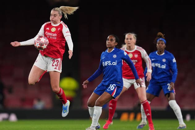 UEFA Women s Champions League Quarter-finals Arsenal v Chelsea Alessia Russo of Arsenal during the UEFA Women s Champions League Quarter-finals match Arsenal vs Chelsea at Arsenal Stadium, London, United Kingdom on 24 March 2026 (Photo by Harvey Murphy News Images) Copyright: xHarveyxMurphy NewsxImagesx
