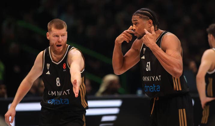 24.03.2026 Sarajevo(Bosnia and Herzegovina) BC Dubai-BC Panathinaikos Eurolegue men s basketball Davis Bertans,Bruno Caboclo Dubai :