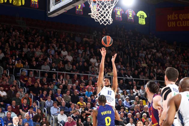 FC Barcelona, Barca v Anadolu Efes Istanbul - Euroleague 2025 2026 PJ Dozier plays during the match between FC Barcelona and Anadolu Efes Istanbul, corresponding to round 32 of the Euroleague, at the Palau Blaugrana in Barcelona, Spain, on March 24, 2026. Barcelona Barcelona Spain  Copyright: xUrbanandsportx originalFilename:urbanandsport-fcbarcel260324_npxv4.jpg