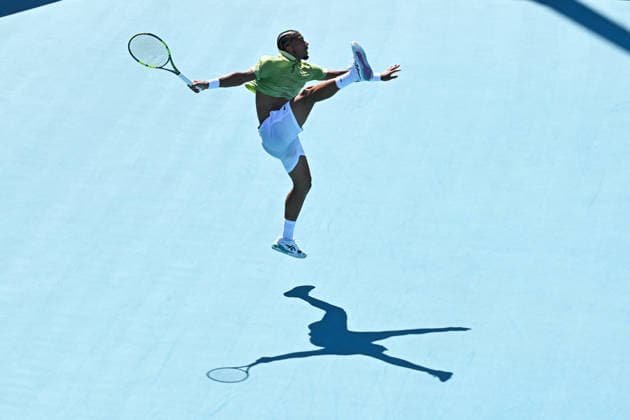 Itau Miami Tennis Open - Arthur Fils Arthur Fils (FRA) during his fourth round match at the Itau Miami Tennis Open in Miami , USA, on March 24, 2026. Photo by Corinne Dubreuil ABACAPRESS.COM Miami United States  Copyright: xDubreuilxCorinne ABACAx