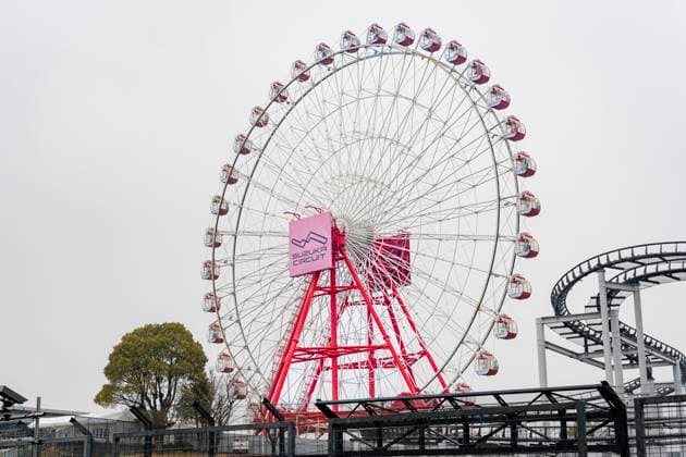 SUZUKA - The famous Ferris wheel during the Formula 1 Japan Suzuka at the Suzuka Formula 1 circuit on March 25, 2025 in Suzuka, Japan. (Photo by DeFodi Images) -