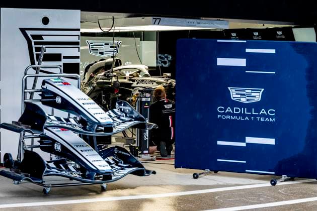 SUZUKA - Work on the car of Formula 1 driver Valtteri Bottas or Cadillac Formula 1 Team during the Formula 1 Japan Suzuka at the Suzuka Formula 1 circuit on March 25, 2025 in Suzuka, Japan. (Photo by DeFodi Images) -