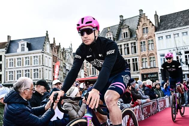Dutch Dylan Groenewegen of Unibet Rose Rockets pictured at the start of the Ronde van Brugge men s elite one-day cycling race, 202,9 km from and to Brugge on Wednesday 25 March 2026. MAARTENxSTRAETEMANS  x168831453x