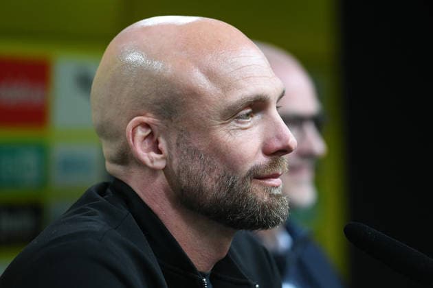 Fußball 1. Bundesliga Vorstellung von Nils-Ole Book bei Borussia Dortmund am 25.03.2026 im Signal Iduna Park in Dortmund Nils-Ole Book ( Sportdirektor Dortmund )