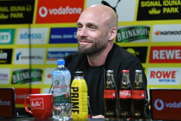 Fußball 1. Bundesliga Vorstellung von Nils-Ole Book bei Borussia Dortmund am 25.03.2026 im Signal Iduna Park in Dortmund Nils-Ole Book ( Sportdirektor Dortmund )