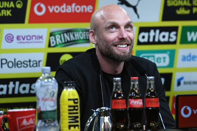 Fußball 1. Bundesliga Vorstellung von Nils-Ole Book bei Borussia Dortmund am 25.03.2026 im Signal Iduna Park in Dortmund Nils-Ole Book ( Sportdirektor Dortmund )