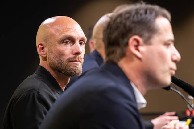 25.03.2026, Fussball, Pressekonferenz, Vorstellung des neuen Sportdirektors Ole Book (Borussia Dortmund). Sportdirektor Ole Book (Borussia Dortmund). Dortmund Signal Iduna Park NRW Deutschland xRHR-FOTO DEx