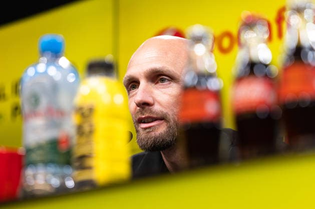 25.03.2026, Fussball, Pressekonferenz, Vorstellung des neuen Sportdirektors Ole Book (Borussia Dortmund). Sportdirektor Ole Book (Borussia Dortmund). Dortmund Signal Iduna Park NRW Deutschland xRHR-FOTO DEx