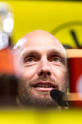 25.03.2026, Fussball, Pressekonferenz, Vorstellung des neuen Sportdirektors Ole Book (Borussia Dortmund). Sportdirektor Ole Book (Borussia Dortmund). Dortmund Signal Iduna Park NRW Deutschland xRHR-FOTO DEx