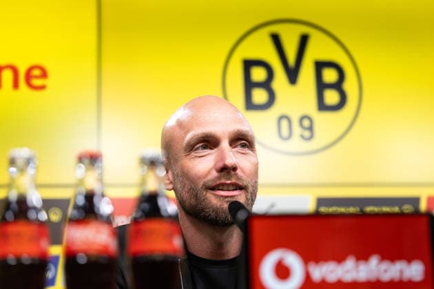 25.03.2026, Fussball, Pressekonferenz, Vorstellung des neuen Sportdirektors Ole Book (Borussia Dortmund). Sportdirektor Ole Book (Borussia Dortmund). Dortmund Signal Iduna Park NRW Deutschland xRHR-FOTO DEx