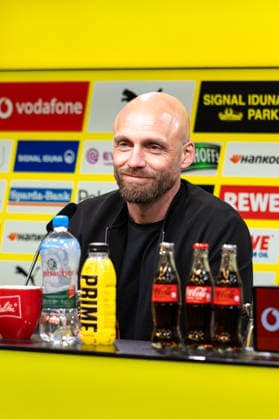 25.03.2026, Fussball, Pressekonferenz, Vorstellung des neuen Sportdirektors Ole Book (Borussia Dortmund). Sportdirektor Ole Book (Borussia Dortmund). Dortmund Signal Iduna Park NRW Deutschland xRHR-FOTO DEx