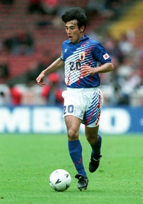 England V Japan, Umbro Cup Tournament Naoki Soma of Japan on the ball during the Umbro Cup Tournament match between England and Japan at Wembley Stadium on June 3, 1995 in London, England. London Wembley Stadium England United Kingdom Copyright: xAllstarxPicturexLibraryxLtdx