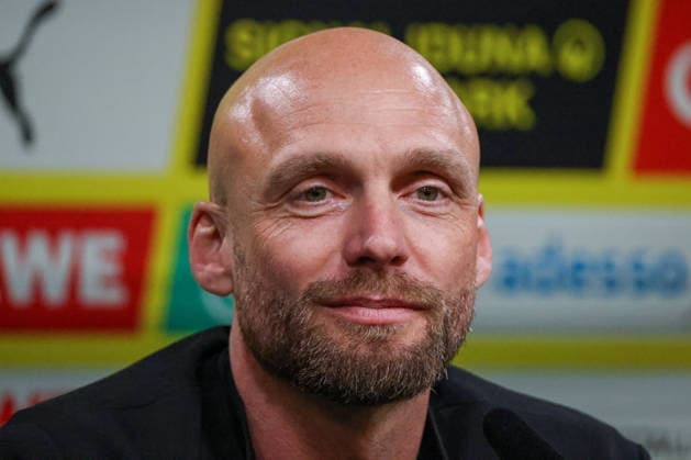 Dortmund, Deutschland: 25. März 2026 - Pressekonferenz - Vorstellung des neuen BVB Sportdirektors Ole Book Im Bild: Der neue BVB Sportdirektor Ole Book (BVB bei der Pressekonferenz