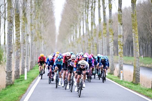 Danish Julius Johansen of UAE Team Emirates-XRG pictured in action during the Ronde van Brugge men s elite one-day cycling race, 202,9 km from and to Brugge on Wednesday 25 March 2026. MAARTENxSTRAETEMANS  x168864043x