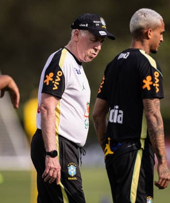 Brazil training session Ancelotti in action during the Brazil training session at ESPN Sports Complex in Orlando, Usa, today March 24, 2026. Copyright: xx 0L3A6517