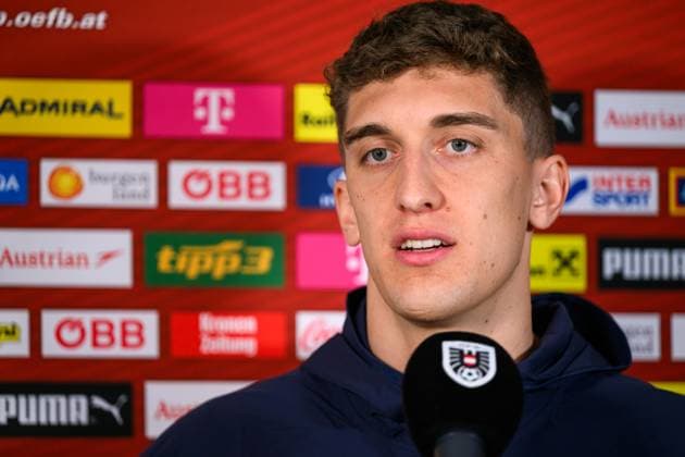 SOCCER - OEFB, training camp MARBELLA,SPAIN,25.MAR.26 - SOCCER - OEFB, Oesterreichischer Fussball-Bund, training camp, media event. Image shows Florian Wiegele (AUT).  GEPAxpictures xChristianxMoser