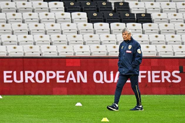 Romania train ahead of Turkiye play-off clash in Istanbul ISTANBUL, TURKIYE - MARCH 25: Romania players complete a training session under head coach Mircea Lucescu at Tupras Stadium ahead of the 2026 FIFA World Cup, WM, Weltmeisterschaft, Fussball European Qualifiers play-off semi-final match against Turkiye, in Istanbul, Turkiye, on March 25, 2026. Cem Tekkesinoglu Anadolu Istanbul Turkey. Editorial use only. Please get in touch for any other usage.  Copyright: x2026xAnadoluxCemxTekkesinoglux