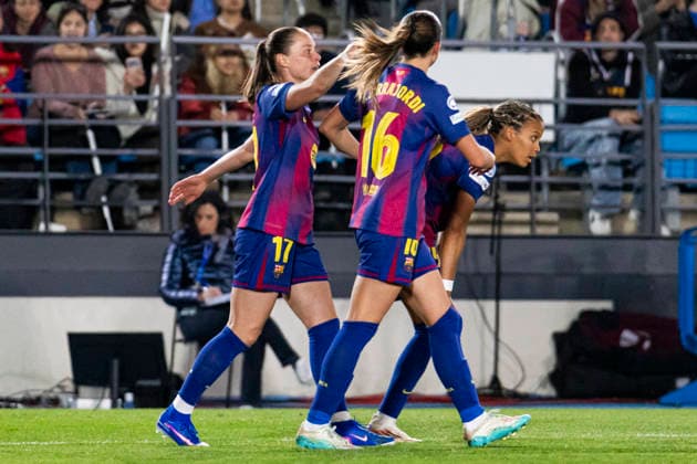 Real Madrid CF v FC Barcelona, Barca - UEFA Women s Champions League 2025 26 UEFA Women s Champions League 2025 26 First match between Real Madrid C.F. and FC Barcelona at Estadio Alfredo Di Stefano on March 25, 2026 in Madrid, Spain. Valdebebas Estadio Alfredo Di Stefano Madrid Madrid Madrid Spain Copyright: xALEJANDROxMATIASx