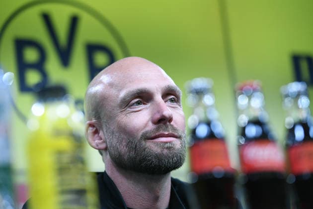 Fußball 1. Bundesliga Vorstellung von Nils-Ole Book bei Borussia Dortmund am 25.03.2026 im Signal Iduna Park in Dortmund Nils-Ole Book ( Sportdirektor Dortmund )