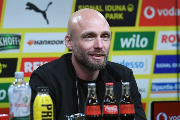Fußball 1. Bundesliga Vorstellung von Nils-Ole Book bei Borussia Dortmund am 25.03.2026 im Signal Iduna Park in Dortmund Nils-Ole Book ( Sportdirektor Dortmund )