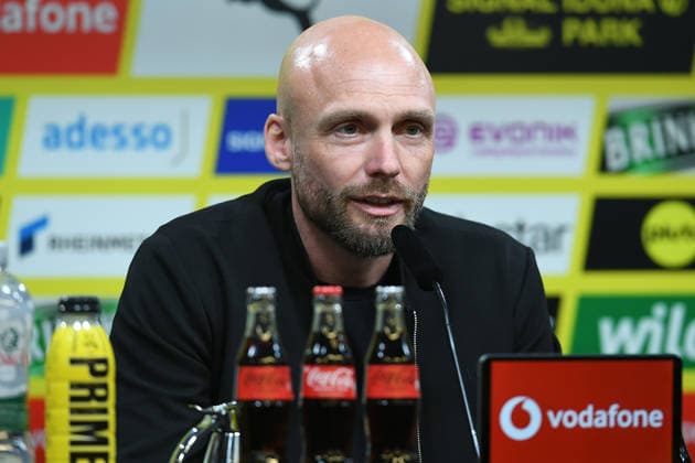 Fußball 1. Bundesliga Vorstellung von Nils-Ole Book bei Borussia Dortmund am 25.03.2026 im Signal Iduna Park in Dortmund Nils-Ole Book ( Sportdirektor Dortmund )