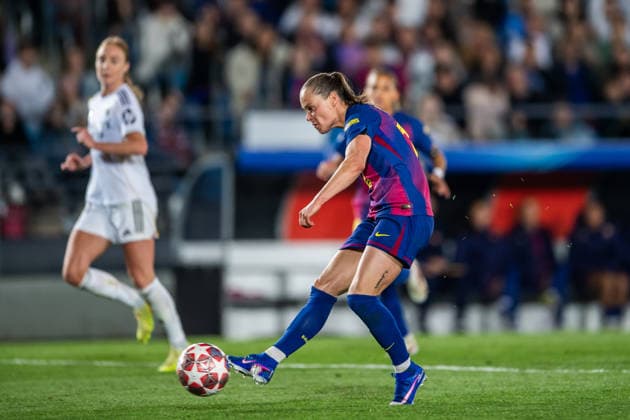 Real Madrid v FC Barcelona, Barca UEFA Women s Champions League, Madrid, Spain Madrid, Spain. 25th, March 2026. Ewa Pajor of FC Barcelona in action during the UEFA Women s Champions League 2025 26 match between Real Madrid CF and FC Barcelona at Estadio Alfredo Di Stefano in Madrid. Spain, Madrid, Estadio Alfredo Di Stefano  Copyright: xGonzalesxPhoto LucianoxLimax